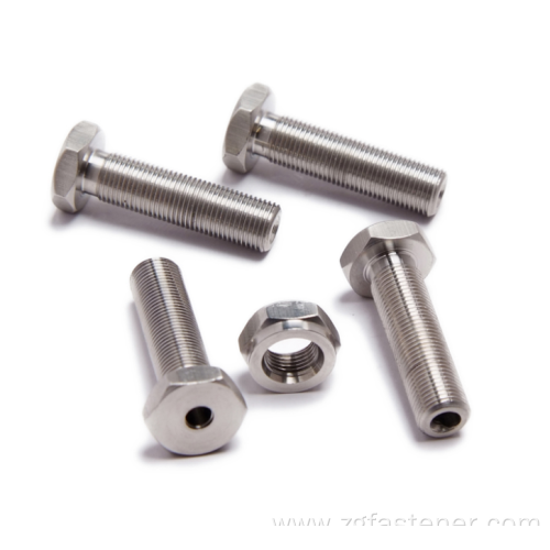 Stainless Steel Hex Nut Bolt Set All Kind of Bolts and Nuts Hollow Bolt With Hole